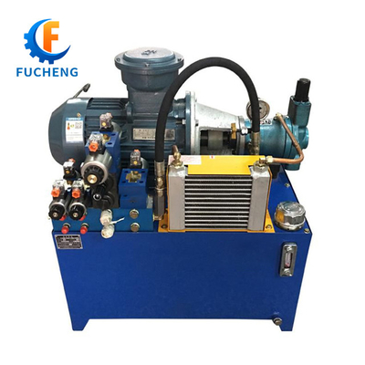 Station hydraulique Fucheng 12V/24V AC 220V/380V avec structure standard et moteur à piston