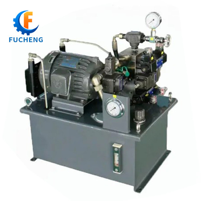 Station hydraulique Fucheng 12V/24V AC 220V/380V avec structure standard et moteur à piston