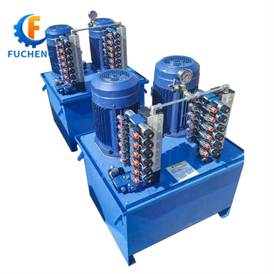 Station de pompage hydraulique standard pour le contrôle de 4 bouteilles hydrauliques