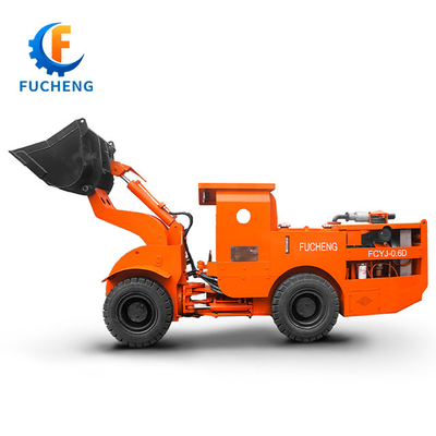 FUCHENG 0,6 m3 / 0,75 yd3 Chargeur minier sous-terrain à moteur diesel articulé LHD pour l'exploitation minière