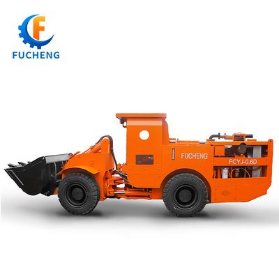 FUCHENG 0,6 m3 / 0,75 yd3 Chargeur minier sous-terrain à moteur diesel articulé LHD pour l'exploitation minière