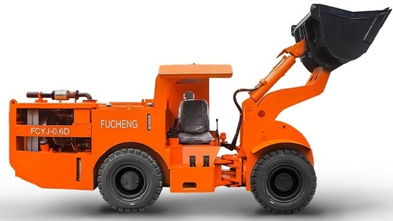 Minage de l'énergie 0,6m3 sous terre roue minière diesel chargeur LHD FCYJ-0,6D