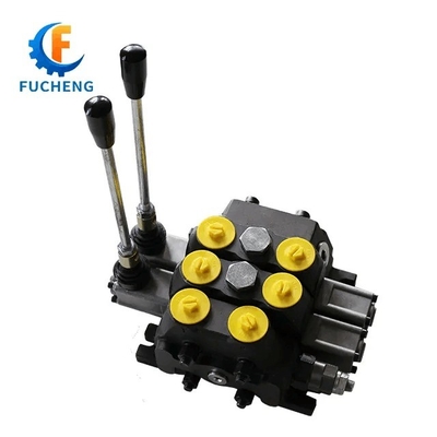 Valve de régulation directionnelle hydraulique de débit de Fucheng DCV100/2-S 100LPM sur demande du client