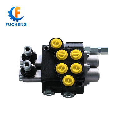 40lpm 6 bancs joystick monobloc hydraulique soupapes de commande pour chargeur avant et tracteur Fucheng