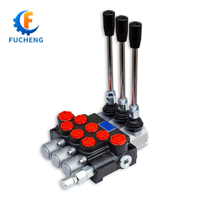 40lpm 6 bancs joystick monobloc hydraulique soupapes de commande pour chargeur avant et tracteur Fucheng