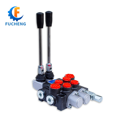 40lpm 6 bancs joystick monobloc hydraulique soupapes de commande pour chargeur avant et tracteur Fucheng