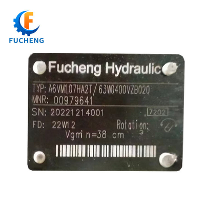 Moteur à piston hydraulique de la série A6VM de Fucheng High Pressure Standard