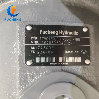Moteur hydraulique rotatif Rexroth A7VO55DR/63R-VZB01 avec consommation