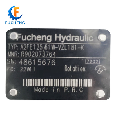 Moteur hydraulique Rexroth A2FE 160/61W-VZL181-K pour réducteur de vitesse mobile et grues de Fucheng