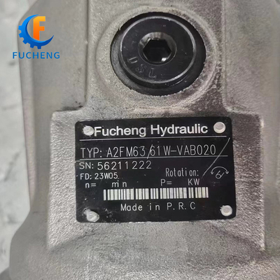 Moteur hydraulique Rexroth A2FM80/61W-VAB-020 de 3000 tours par minute pour Fucheng