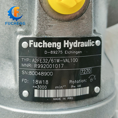 Moteur hydraulique standard à déplacement fixe A2FE pour le support vidéo en ligne
