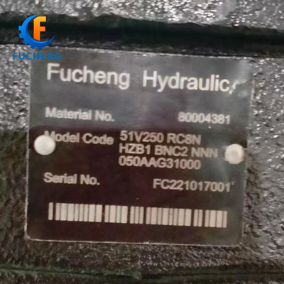 Sauer 51 série 51V 080 RC6N/51V 250 RC8N/51C080RD3N Moteur à piston hydraulique en fonte