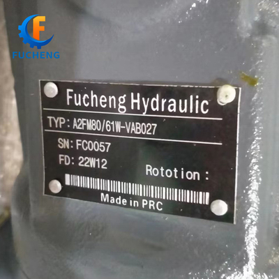 Moteur hydraulique Rexroth à piston axial fixe A2FM 80/61W-VAB-020 avec structure standard