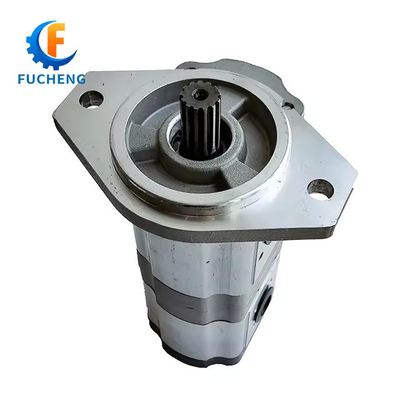 Pompes à engrenages hydrauliques en aluminium standard de 20 cc, double pompe pour machines de Fucheng