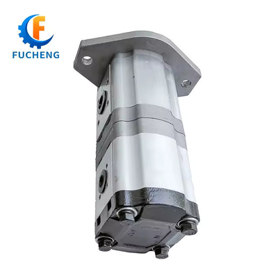 Pompes à engrenages hydrauliques en aluminium standard de 20 cc, double pompe pour machines de Fucheng