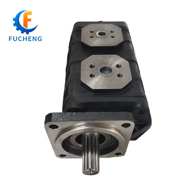 Pompes hydrauliques en acier coulé standard Cbgj2063/2050R Déplacement 63 Ml/R Pompes à engrenages de série