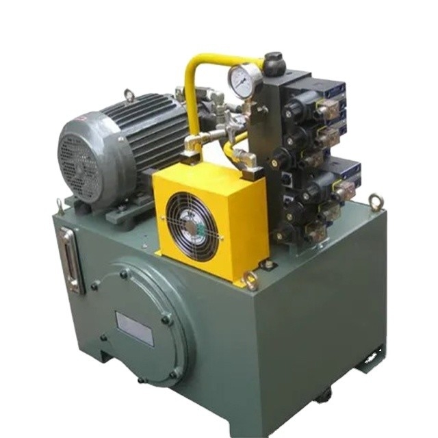 Station hydraulique Fucheng 12V/24V AC 220V/380V avec structure standard et moteur à piston