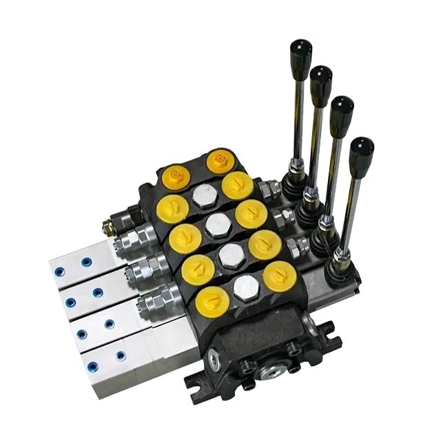 Régulation manuelle soupape de régulation directionnelle hydraulique DCV100/2-S 75.9 Pression 100LPM Débit